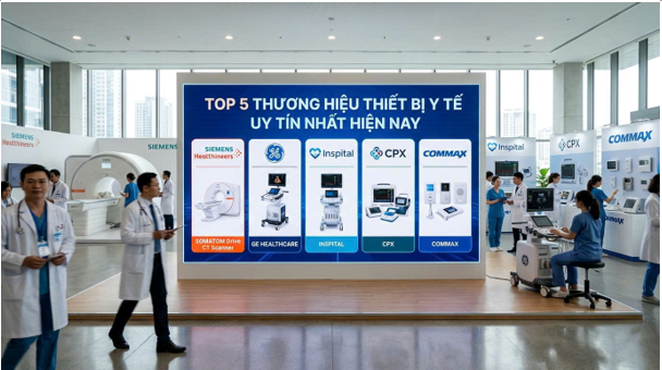 TOP 5 THƯƠNG HIỆU THIẾT BỊ Y TẾ UY TÍN NHẤT HIỆN NAY